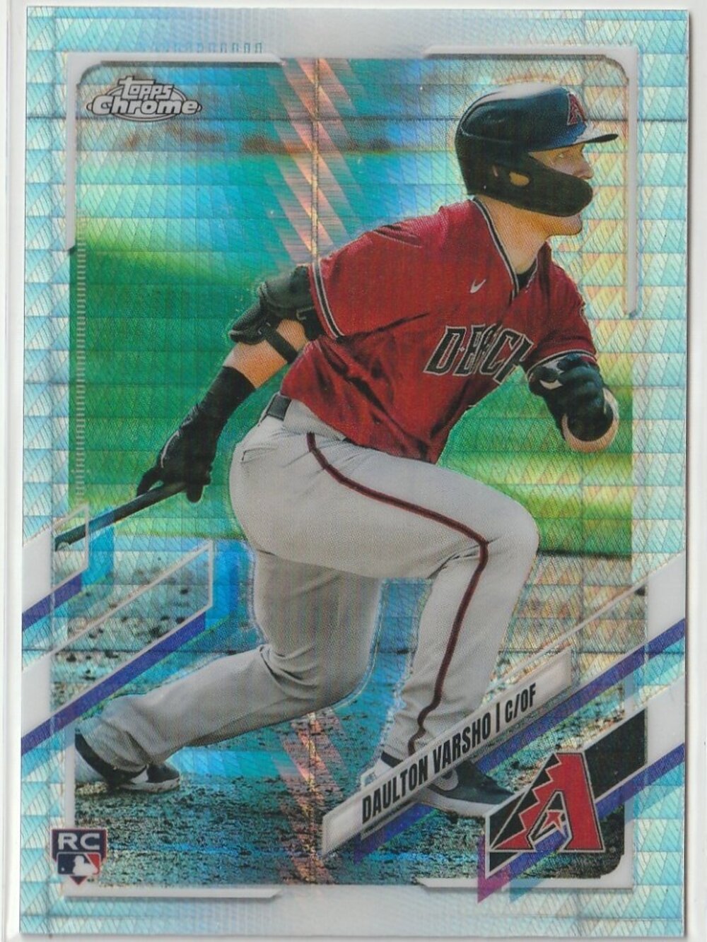 2022 DAULTON VARSHO Topps Chrome Rookies Prism Refractor Rookie Card RC #121